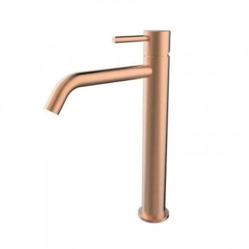 Legierung Roségold Bad Bad Waschbecken hoher Beckenmixer Tap Wasserhahn